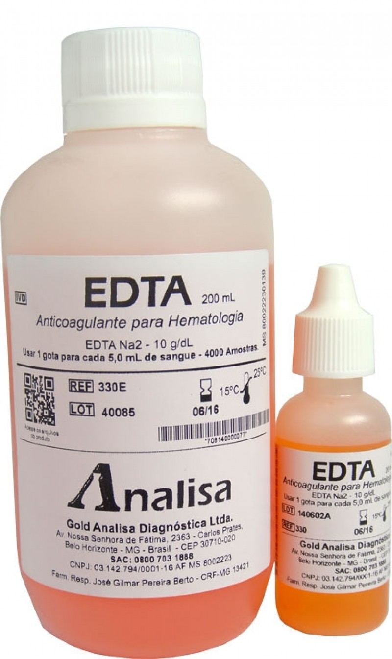 EDTA CAT 330 - 20 ml ANALISA