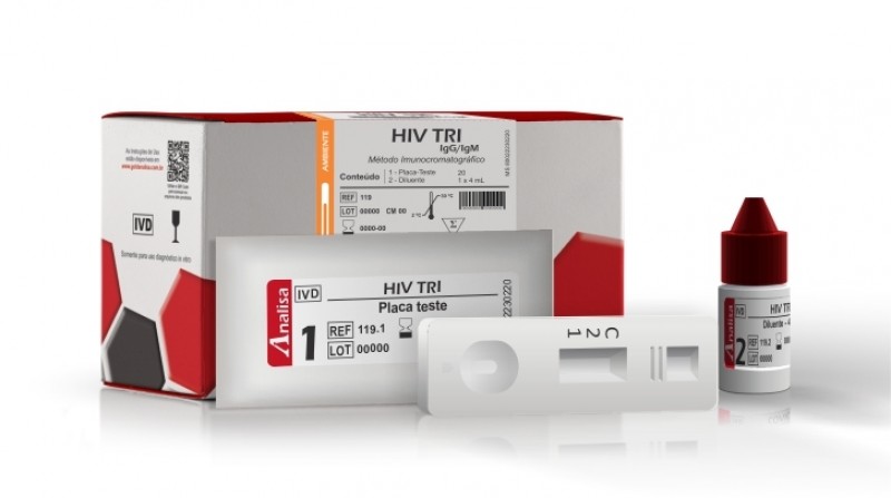 HIV TRI CAT 119 - 20 TESTES ANALISA