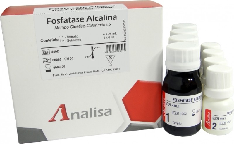 FOSFATASE ALCALINA - PP CAT 440 - 2 x 30 ml ANALISA