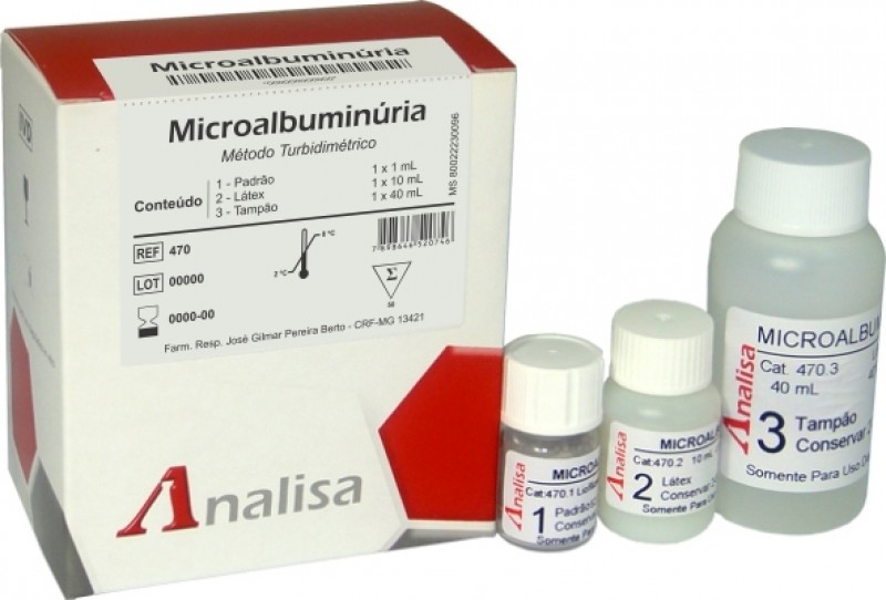 MICROALBUMINURIA - PP CAT 470 - 50 ml ANALISA