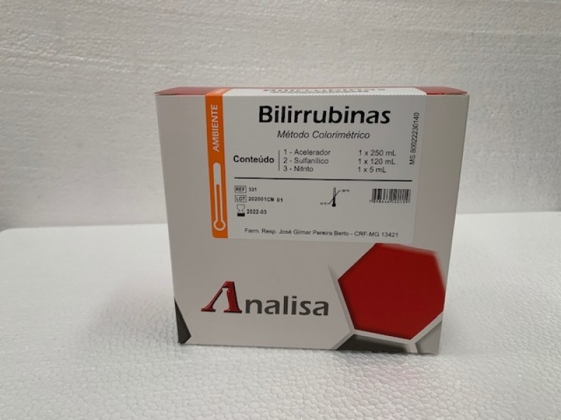 BILIRRUBINAS CAT 331 - 500 TESTES ANALISA