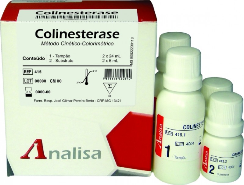 COLINESTERASE - PP CAT 415 - 2 x 30 ml ANALISA