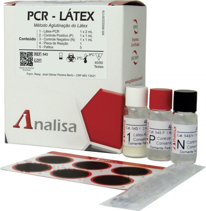 PCR - LATEX CAT 543EL - 2,5 ml (50/100 TESTES) FR ANALISA