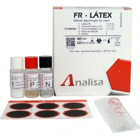 FR - LATEX CAT 542E - 2,5 ml (50/100 TESTES) KIT ANALISA